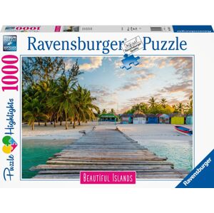 Ravensburger Puzzle Krásne ostrovy Maledivy 1000 dielov