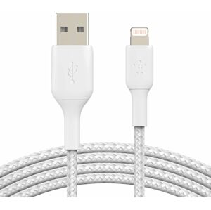 Belkin Boost Charge Lightning to USB-A Cable CAA002bt3MWH Biela 3 m USB Kábel