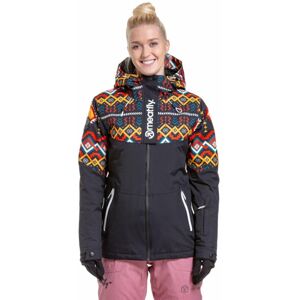 Meatfly Kirsten Womens SNB and Ski Jacket Black L Lyžiarska bunda