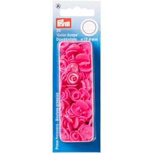 PRYM Stláčacie gombíky Color snaps Ružová 12,4 mm