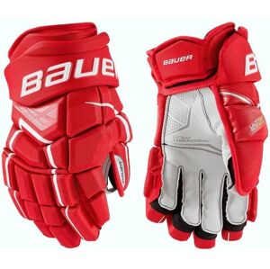 Bauer Hokejové rukavice S21 Supreme Ultrasonic INT 13 Červená