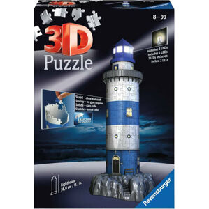 Ravensburger 3D Puzzle Maják Nočná edícia 216 dielov