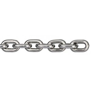 Lindemann Chain DIN766 Stainless Steel AISI316 Calibrated 6 mm