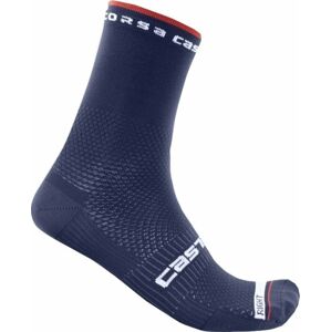 Castelli Rosso Corsa Pro 15 Sock Belgian Blue S/M Cyklo ponožky