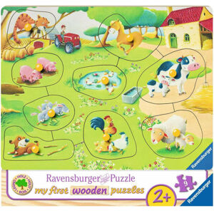 Ravensburger Puzzle Malá farma 9 dielov