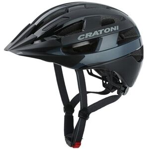 Cratoni Velo-X Black Glossy S/M Prilba na bicykel