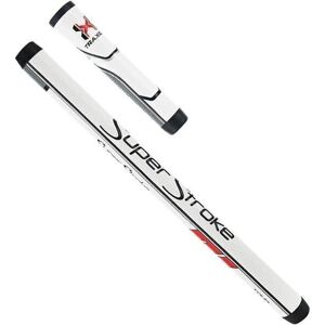 Superstroke Traxion Tour 1.0 2 Piece Putter Grip White/Red/Grey
