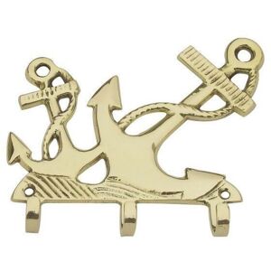Sea-club Keyholder Anchors - brass