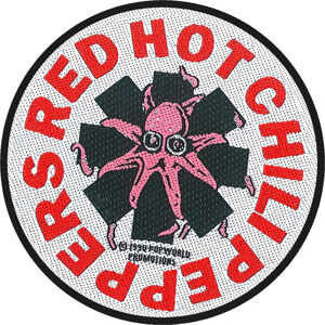 Red Hot Chili Peppers Octopus Nášivka Biela-Červená