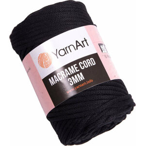 Yarn Art Macrame Cord 3 mm 750 Black