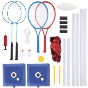 Nils NT0300 Set with Net for Bedminton, Tennis and Volleyball
