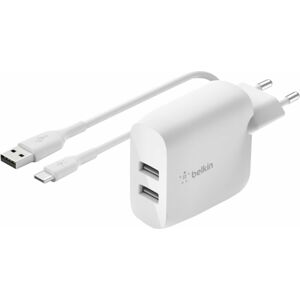 Belkin Dual USB-A Wall Charger with A-C