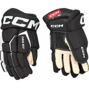 CCM Tacks AS 580 JR 10 Black/White Hokejové rukavice