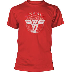 Van Halen Tričko 1979 Tour Červená L