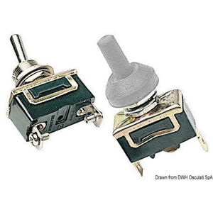 Osculati Toggle switch (ON)-OFF-(ON) 15A - 3 terminals