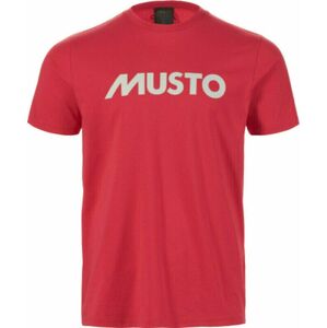 Musto Essentials Logo Tričko True Red L