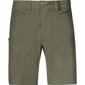 Bergans Vandre Light Softshell Shorts Men Green Mud 54 Outdoorové šortky