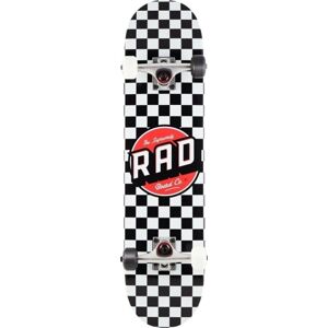 RAD Checkers 8'' Skateboard Complete Black