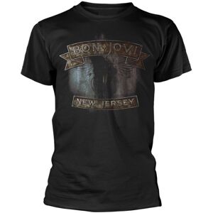 Bon Jovi Tričko New Jersey Čierna L