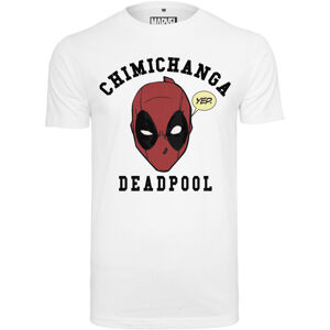 Deadpool Tričko Chimichanga XL Biela