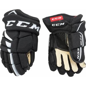 CCM Hokejové rukavice JetSpeed FT485 JR 12 Black/White