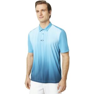 Oakley Infinity Line Mens Polo Shirt Stormed Blue L