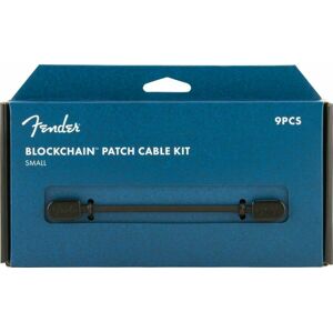 Fender Blockchain Patch Cable Kit SM Čierna Zalomený - Zalomený