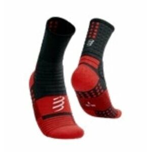 Compressport Pro Marathon Socks Black/High Risk Red T2 Bežecké ponožky