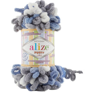 Alize Puffy Color 6075 Blue-Grey