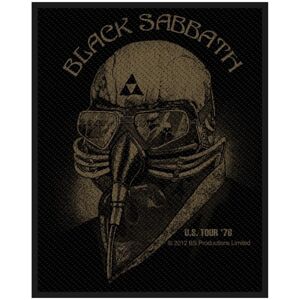 Black Sabbath Us Tour '78 Nášivka Čierna