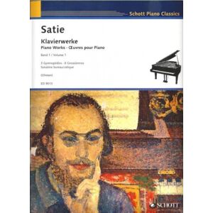 Erik Satie Klavírne skladby 1 Noty