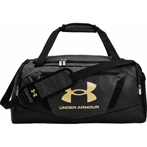 Under Armour UA Undeniable 5.0 Medium Duffle Bag Black Medium Heather/Black/Metallic Gold 58 L Športová taška