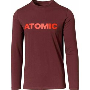 Atomic Alps LS T-Shirt Maroon M