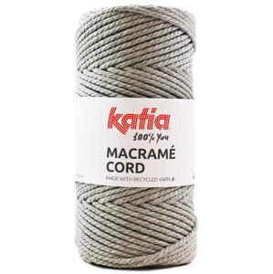 Katia Macrame Cord 5 mm 102 Light Grey