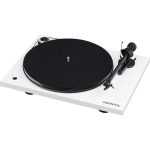 Pro-Ject Essential III RecordMaster + OM 10 High Gloss White