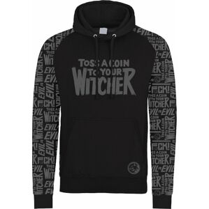 Witcher Mikina Toss a Coin (Super Heroes Collection) XL Black