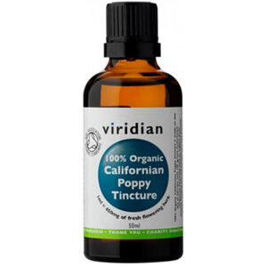 Viridian Californian Poppy Tincture Organic Tekutina 50 ml