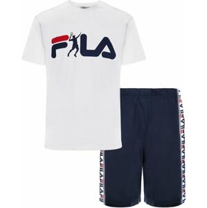 Fila FPS1131 Man Jersey Pyjamas White/Blue XL Fitness bielizeň