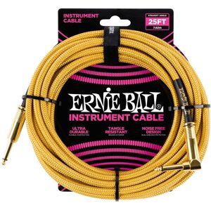 Ernie Ball P06070 Zlatá 7,5 m Rovný - Zalomený