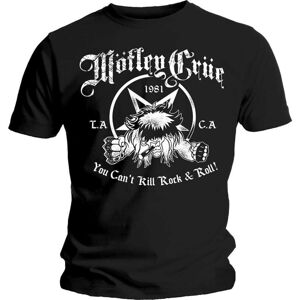 Motley Crue Tričko Unisex You Can't Kill Rock & Roll Black 2XL
