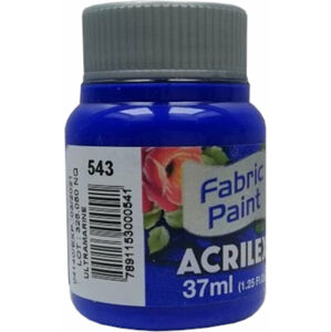 Acrilex 4140543 Farba na textil 37 ml Ultramarine