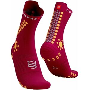Compressport Pro Racing Socks v4.0 Trail Persian Red/Blazing Orange T3
