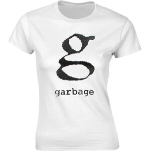 Garbage Tričko Logo Biela S