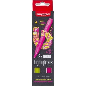 Bruynzeel Zvýrazňovač Neon Highlighter 2 ks