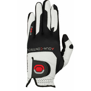 Zoom Gloves Aqua Control Mens Golf Glove White/Black/Red RH