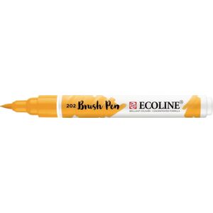 Ecoline Akvarelové perá Brush Pen Deep Yellow