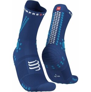 Compressport Pro Racing Socks v4.0 Trail Sodalite/Fluo Blue T3 Bežecké ponožky