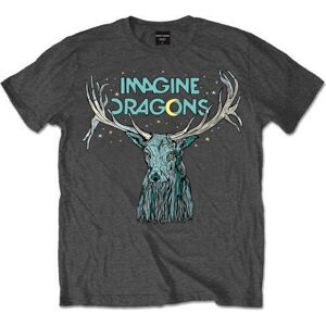 Imagine Dragons Tričko Elk In Stars Charcoal XL