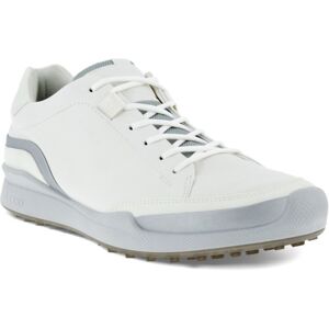 Ecco Biom Hybrid Mens Golf Shoes White/Silver Metallic/White 43
