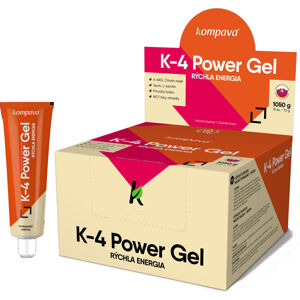 Kompava K4-Power gel Limetka-Pomaranč 15 x 70 g